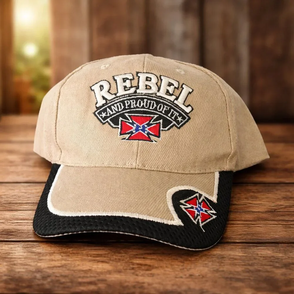 NWOT Rebel Biker Y2K Distressed Adjustable Hat